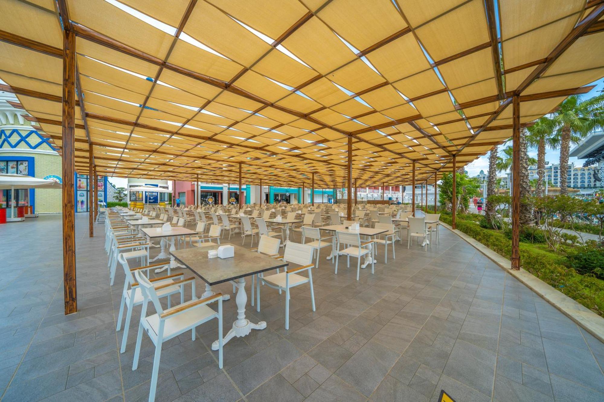Hotel Granada Luxury Belek - Family Kids Concept Exterior foto The dining area