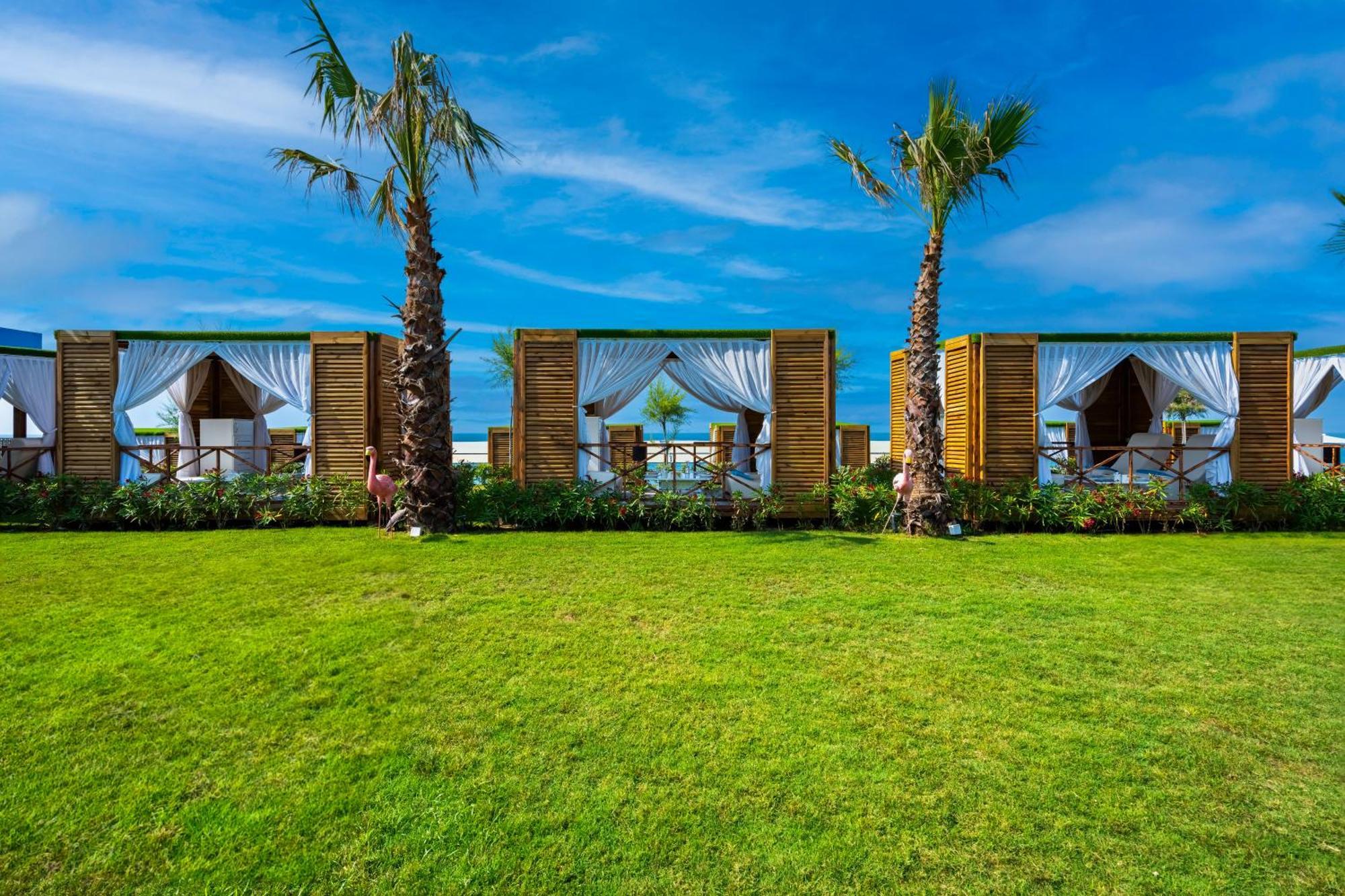 Hotel Granada Luxury Belek - Family Kids Concept Exterior foto The beach at the hotel
